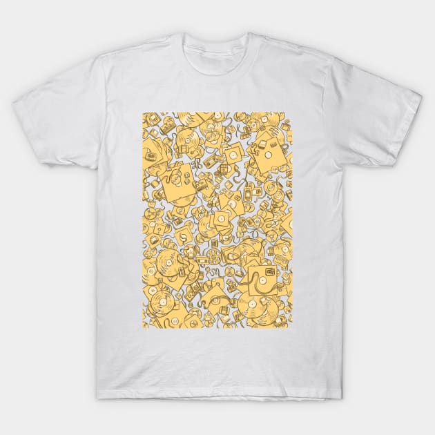 Technology! - Yellow T-Shirt by matjackson